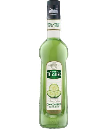 Cucumber syrup Mathieu Teisseire for drinks cocktails with or without alcohol lemonades teas sodas 70cl bottle - Buy Online on GoSupps.com