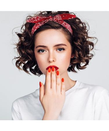 TOBATOBA Bandana Headband for Women 6Pcs Color 1 - Cute Rabbit Ear Hair Bows for Women - Buy Online on GoSupps.com