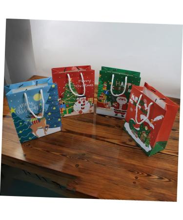 ABOOFAN 12pcs Christmas Tote Bag Bags Tote Bags Party Supplies Festival Packing Bag Paper Christmas Bag 23X19X9CM Assorted Color - Buy Online on GoSupps.com