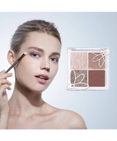 Eye Shadow Makeup Palette - Classic 4 Colors Pigmented Matte and Shimmer Eye Shadow Palette Matte and Shimmer Pigmented Blending Eye Shadow Pallet Natural Velvet Texture Eye Shadow Makeup/l 01 - Buy Online on GoSupps.com