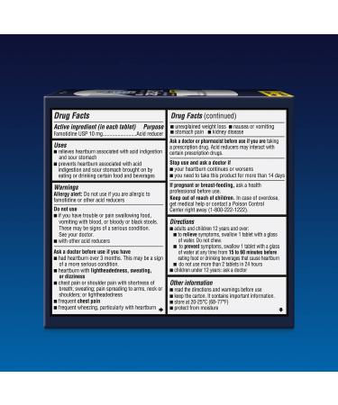Zantac 360 Original Strength Tablets - 30 Count - Heartburn Prevention & Relief - 10mg - Buy Online on GoSupps.com