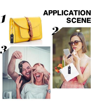 WADORN Leather Lipstick Organizer - 2 Pack 6 Inch Clip-on Chapstick Sleeves with Keychain Holder - Portable Lip Balm Organizer for Women and Girls - Buy Online on GoSupps.com