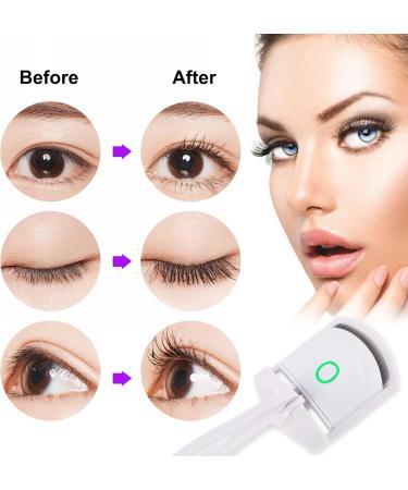 Buy Heated Eyelash Curler - Long Lasting Electric Rechargeable Makeup Tool | Perfect Mothers Day Gift - Quick Natural Curling | Shop Now - Buy Online on GoSupps.com