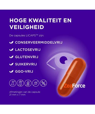 ZeaForce Achieve Perfect Vision Daily with Just 1 Capsule | Concentrated Formula for Optimal Eye Health - Buy Online on GoSupps.com