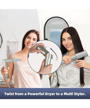 Replacement Hair Styler for Shark | 5-in-1 Blow Dryer Brush 110 000 RPM | Auto Wrap Curlers for Curling Volumizing & Straightening - Fast Drying Mid - Buy Online on GoSupps.com