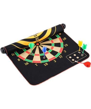 CX L SUM Magnetic Dart Board Set | Indoor Outdoor Kids Dart Game | 12pcs Magnetic Darts | Safe Toy Gift | Double Sided Rollup Board - Buy Online on GoSupps.com