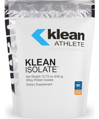 Klean Athlete Klean Isolate | Whey Protein Isolate to Enhance Daily Protein and Amino Acid Intake for Muscle Integrity* | NSF Certified for Sport | 20 Servings | Unflavored