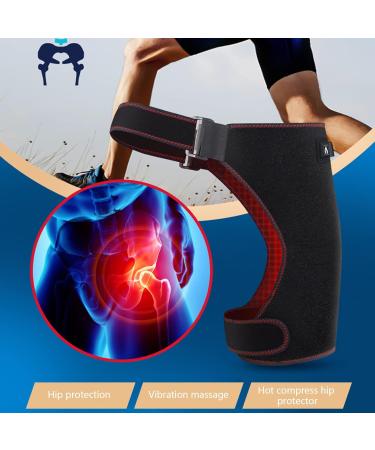 Shop Hip Bandage with Hot & Cold Packs | 5V Sciatic Support & Heated Compression for Pain Relief - Buy Online on GoSupps.com