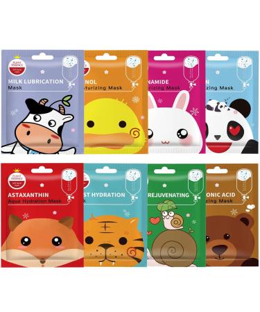 Face Mask Set - Face Masks Skincare - Face Masks Beauty for Hydrating Smoothing Firming - Gift Sets for Women Sale - Sheet Mask Skincare Set - Hydrating Face Mask Skin Care Sets & Kits - Face Care