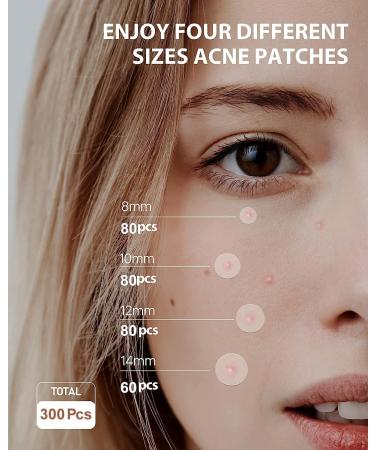 Zebran 300 Pcs Hydrocolloid Pimple Patches - Invisible 2-in-1 Acne Treatment Waterproof Day & Night Solution - Buy Online on GoSupps.com