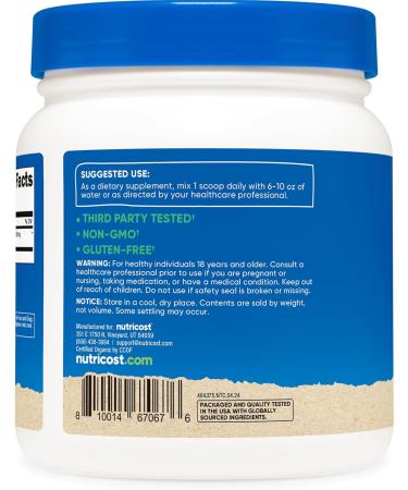 Nutricost Organic Astragalus Root Powder 1LB - Gluten Free, Non-GMO, Vegetarian - Buy Online on GoSupps.com