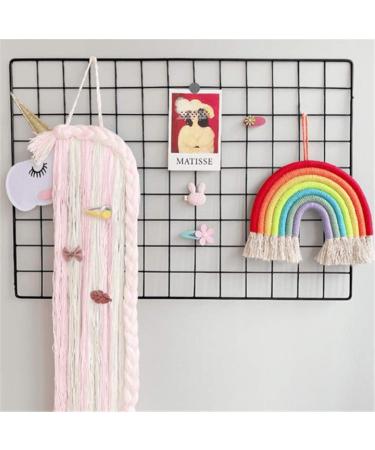 Girls Unicorn Hair Clipping Holder - Cute Wall Decoration & Organizer for Hair Clips Bows & Headbands | Perfect for Children's Rooms - Buy Online on GoSupps.com