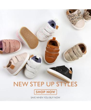 RVROVIC Baby White Heart Oxford Loafer Flats | Anti-Slip PU Leather Baby Shoes 6-12 Months - Buy Online on GoSupps.com