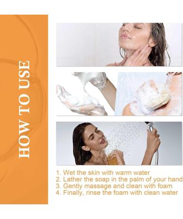 3pcs Organic Turmericsoap For Darkspots Turmericsoap For Skin Brightening And Clearing Formula Natural Turmericsoap Bar mzq252 (Orange One Size) 1 count (Pack of 1) Orange - Buy Online on GoSupps.com