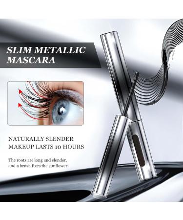 2Pack Just Doll Curling Iron Mascara - Curling Mascara Washable Extra Slim Metal Mascara Metal Mascara Wand Just Dol curling iron mascara Iron Mascara Smudge-Proof & Long Lasting (2pcs Black) - Buy Online on GoSupps.com