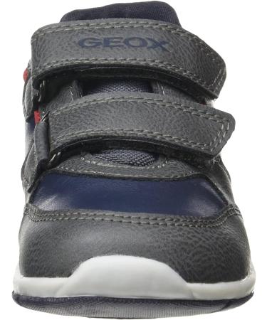 Geox Boy's B Heira Sneakers - 6 UK Child - Dark Grey Blue - Buy Online on GoSupps.com