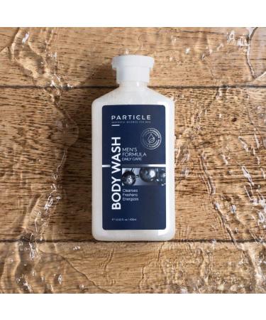 Particle Mens Body Wash - Hydrating Shower Gel for Cleansing, Refreshing & Deodorizing (13.52 Oz) - Long Lasting & Moisturizing Formula for All Skin Types - Buy Online on GoSupps.com
