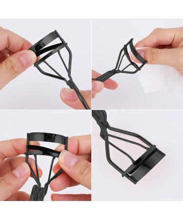 Sibba Rose Golden Eyelash Curler with 10 Silicone Pads - Easy to Curl Lashes for Women - Fits All Eye Shapes - Black - Buy Online on GoSupps.com