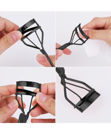 Sibba Eyelash Curlers with 10 Refill Silicone Pads Rose Golden Eyelashes Curler for Women Lash Curler Easy to Curl Eyelashes Naturally and Fits All Eye Shapes (Black) - Buy Online on GoSupps.com