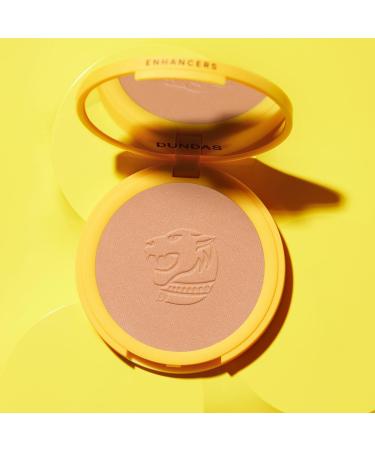 Dundas Bronzer Anonymous - Contour Powder for Face & Body | Buildable Coverage & Easy Blend Makeup | Cruelty-Free Natural Bronzing Powder (Caramel with Gold Shimmer - Buy Online on GoSupps.com