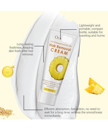 Cr me D pilatoire Multi-usages Douce Et Non Irritante - Formule Hydratante Nourrissante Et Apaisante For Les Peaux Sensibles(1PCS) 1 unit (Lot de 1) - Buy Online on GoSupps.com