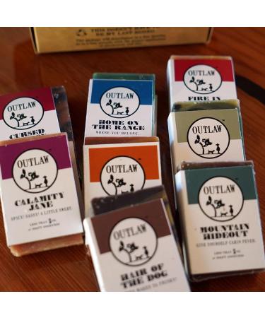 Handcrafted Soap Sample Set - 8 Unique Natural Soaps for Men and Women by Outlaw - Buy Online on GoSupps.com