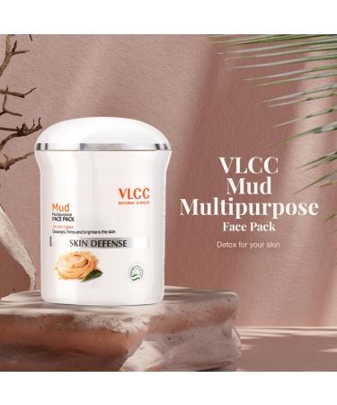 VLCC Mud Face Pack alle Hauttypen geeignet Reinigt Firmen und hellt Haut D fense 70 g - Buy Online on GoSupps.com