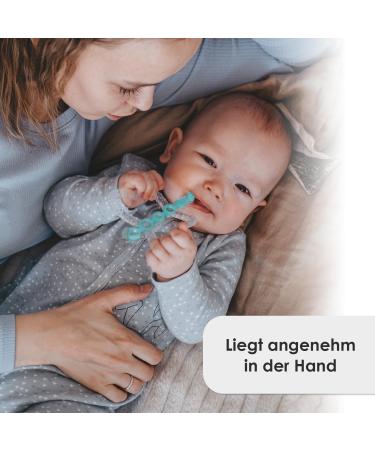 Shop New 2023 Teething Ring - Baby Teething Aid & Motor Skills Toy for 3 Months+ - Buy Online on GoSupps.com