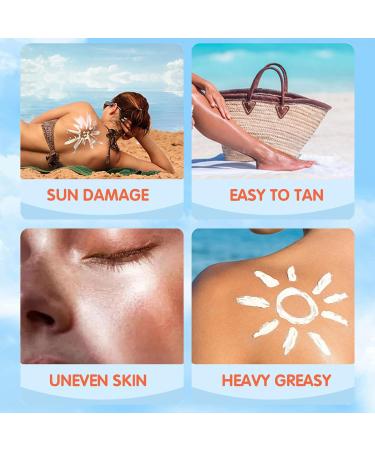 Sun Cream SPF90 Sunblock Face & Body Lotion Moisturising Sunscreen Cream UVA & UVB Protection For Dry Sensitive Skin Waterproof Non-Greasy Sunscreen Isolation Body Concealer - Buy Online on GoSupps.com