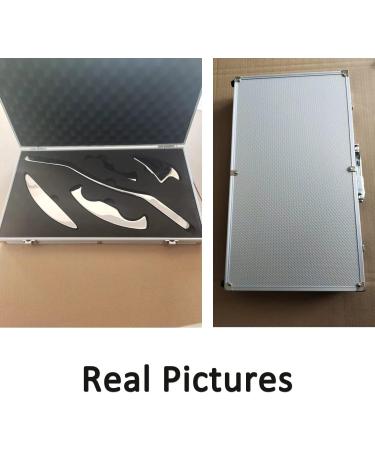 304 Stainless Steel Gua Sha Massage Tool Set - 5 Pieces for Muscle & Myofascial Pain Relief - International Shipping Available - Buy Online on GoSupps.com