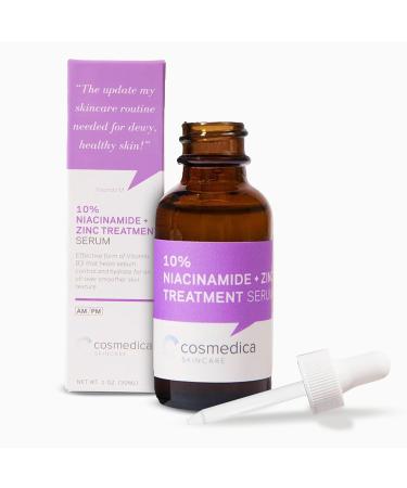 Buy Cosmedica Skincare Niacinamide + Zinc Serum with Hyaluronic Acid 1 oz | International Shipping Available - Buy Online on GoSupps.com