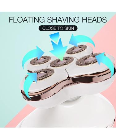 5D Electric Razors for Women - Waterproof Lady Shaver for Painless Hair Removal on Legs, Bikini, Arms - Gentle on Sensitive Skin - Bald Head Shaver for Men - Buy Online on GoSupps.com