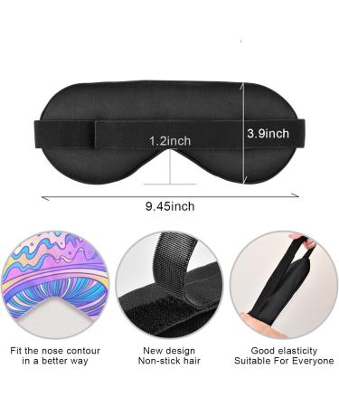 Haskirky Light Blocking Eye Mask - Breathable & Adjustable for Adults - Ideal for Travel, Yoga, Meditation & Deep Sleep - Buy Online on GoSupps.com