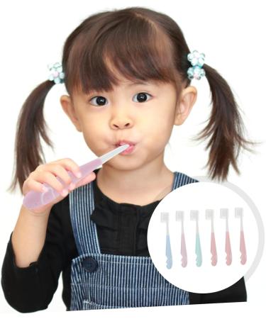 Shop Minkissy Children's Soft Bristle Toothbrush Set Perfect Travel and Household Cleaning Tool for Kids - Buy Online on GoSupps.com