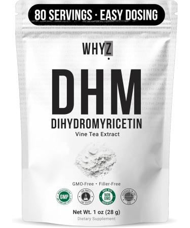 Dihydromyricetin Powder 28g 100% Pure DHM Supplements Liver Support Hydration & Body Replenishment Premium Quality DHM Supplement for Wellness 80 Servings