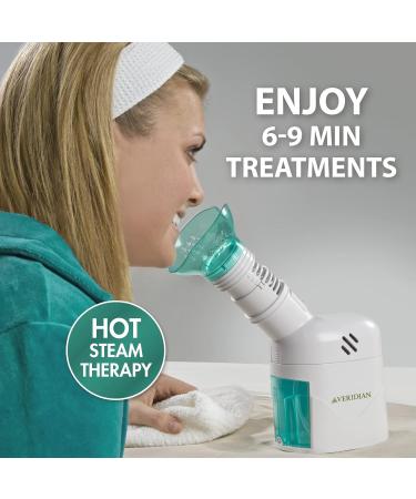 Veridian Healthcare Steam Inhaler - Respiratory Vapor Therapy - Green - 1 Count - Buy Online on GoSupps.com