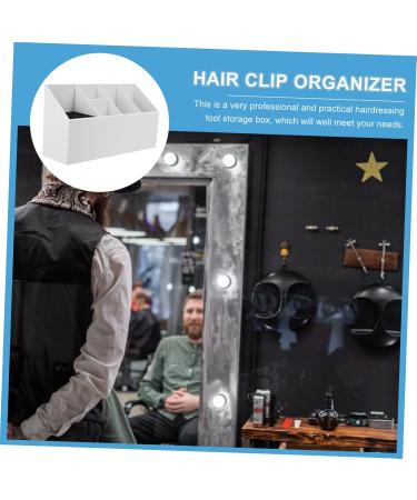 Beavorty 3-St Scissor Socket Hairbrush Holder | Hairdressing Tool & Shear Comb Organizer | Stylish Plastic White Scissor Stand - Buy Online on GoSupps.com
