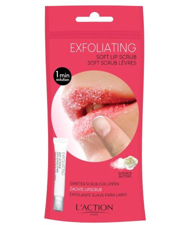 Buy L Action Paris Gentle Lip Scrub - Natural Sugar Pearls for Smooth Lips | Soothing Shea Mango & Jojoba Oil | 12ml - International Shipping Available - Buy Online on GoSupps.com
