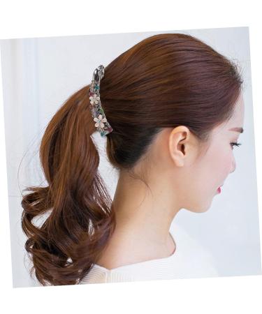 Beaupretty Hair Curl Clips Accessories rhinestone clip rhinestone barrettes clips for volume Party clip Date clip white clips 80s accessories for women rhinestone banana clips Banana - Buy Online on GoSupps.com