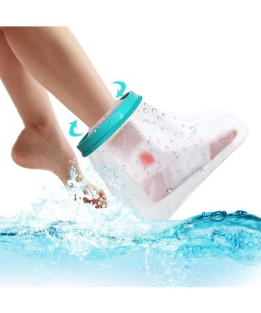 Cast Cover Foot for Shower Leg Guards Waterproof Foot Cast Cover for Shower Reusable Cast and Bandage Protector Leg Shower Protector Foot Cover for Shower Plaster Cast Cover Foot for Toe Ankle