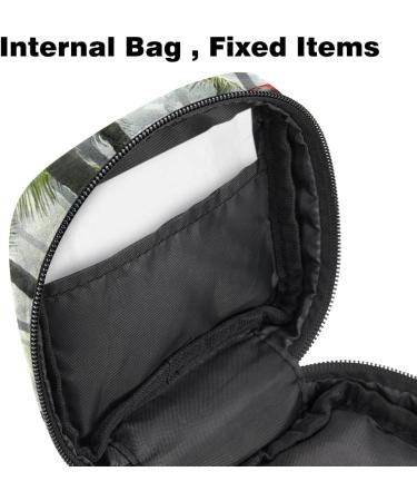 Buy Landscape & Parrots Women's Tie Short Pocket Bag - Ideal for Menstrual Cups | Stylish & Functional for Teens & Women - Buy Online on GoSupps.com