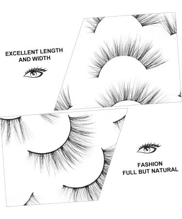 FRCOLOR 7 Pairs Three-dimensional False Eyelashes Fiber False Lashes Cosmetic False Eyelashes Makeup Eyelash Handmade Eyelashes Fake Lashes Extensions Dense Artificial Fiber 6d - Buy Online on GoSupps.com