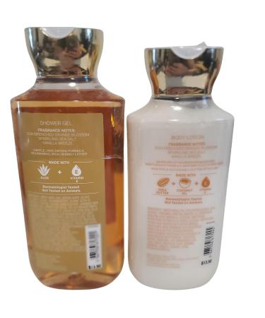 Bath and Body Works Sun Kissed Gift Set - 10 oz Shower Gel & 8 oz Lotion - International Shipping Available - Buy Online on GoSupps.com
