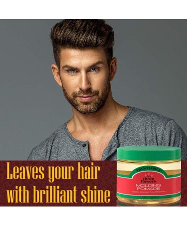 Tres Flores Molding Pomade 6 oz. - 2 Pack: Styling Hair Pomade for Men - Long-Lasting Hold and Shine - Buy Online on GoSupps.com