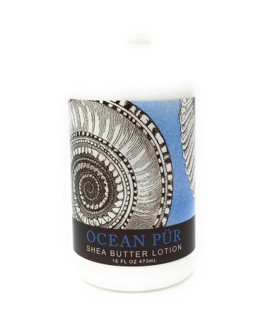 Greenwich Bay Shea Butter Lotion 16oz Ocean Pur - Hydrating Body Moisturizer - Buy Online on GoSupps.com