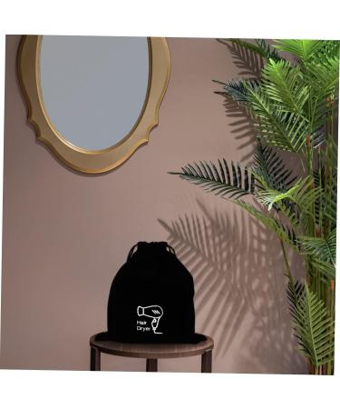 FOYTOKI 3 Pcs Organizer Bag Black Wig Flannel Black Purse Storage Organizer - Buy Online on GoSupps.com