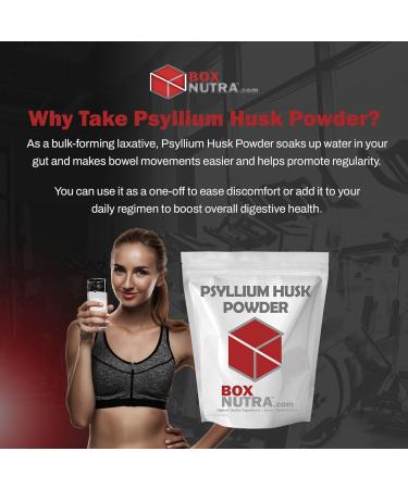 Psyllium Husk Powder - Bulk-Forming Laxative - Promotes Regular Bowel Movements - Improves Digestion 1kg 2.2 Pound (Pack of 1) - Buy Online on GoSupps.com