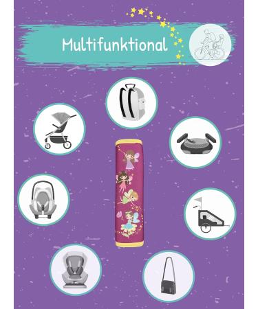 HECKBO 2X Fairy Kids Seat Belt Pads - Seat Belt Protectors for Car Booster Seats - 2 Pieces - Buy Online on GoSupps.com