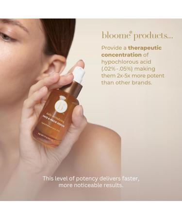 Bloome* .05% Hypochlorous Acid Serum for Face & Neck - 50ml HOCL - Gentle Soothing Skin Support Assists in Skin Balance Support Skin Comfort Encourages Skin Wellness Helps Maintain Skin Appearance 50 ml (Pack of 1) Face  - Buy Online on GoSupps.com