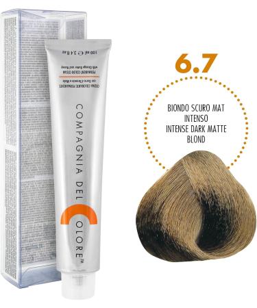  Compagnia Del Colore Compagnia Del Colore Professional Long-Lasting Hair Color Cream Delicate Nourishing Moisturizing Hair Dye Protective with Orange Butter and Honey Intense Matte Dark Blonde 6.7 100 ml - Buy Online on GoSupps.com